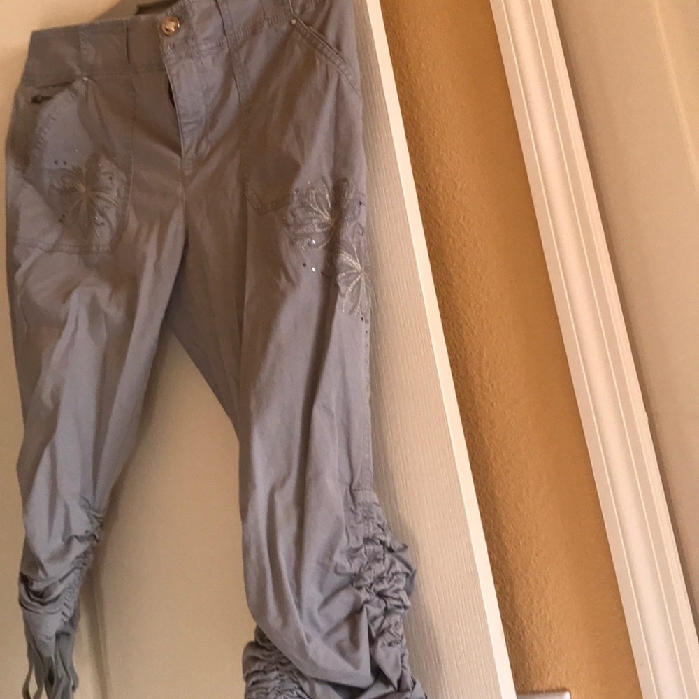 INC embellished cotton pants